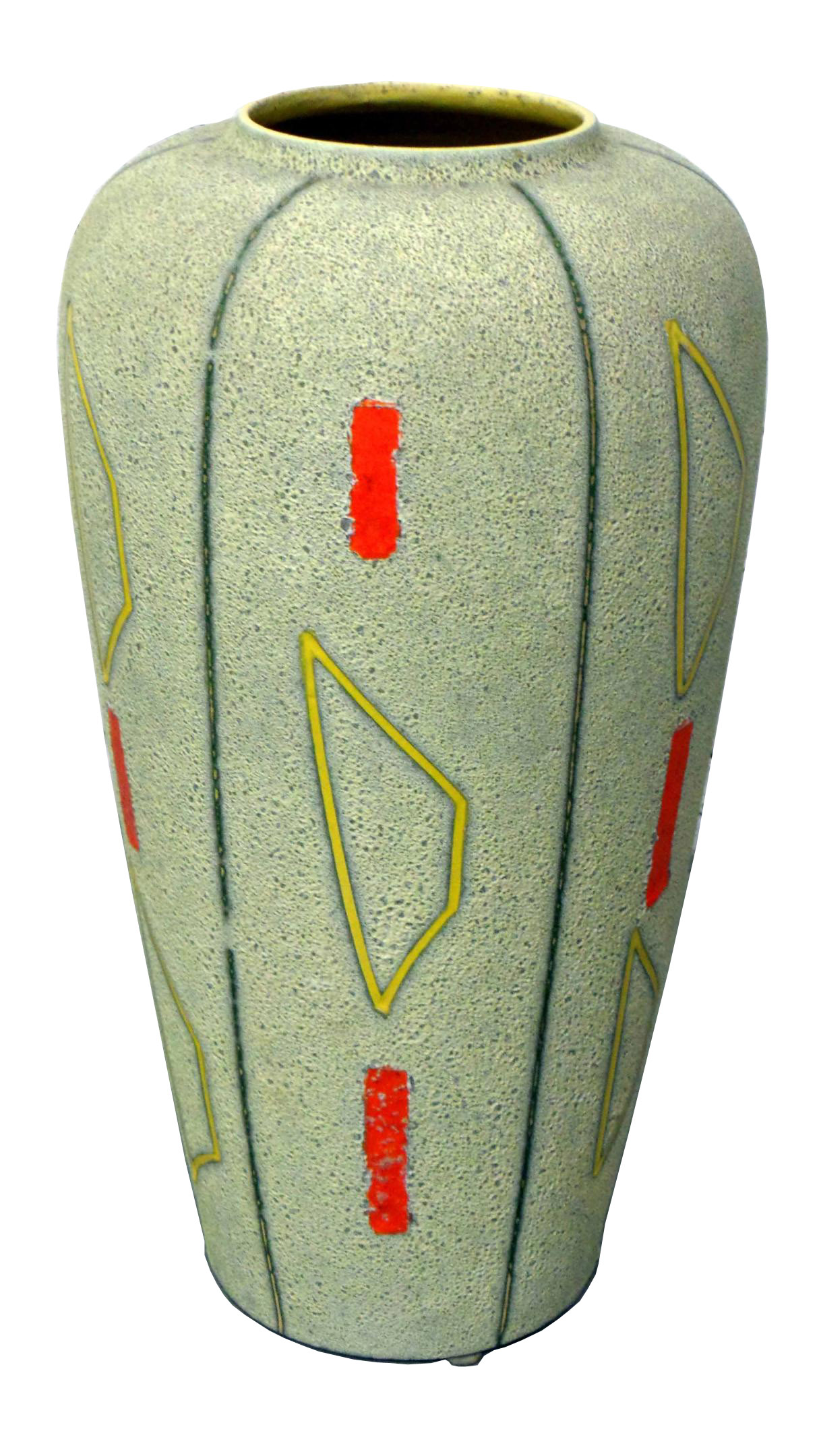 Austrian MidCentury Modern Floor Vase 20" High Modernism